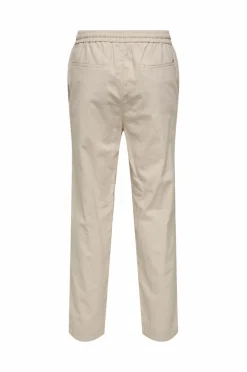 ONLY & SONS Bukser>Bukser onsSinus Loose 0007 Cot Lin Pant Silver lining