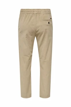 ONLY & SONS Bukser>Fløjlsbukser onsLinus Tap Corduroy 0185 Pant Chinchilla