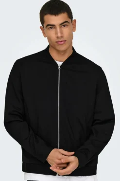 ONLY & SONS Jakke onsMark Bomber 0209 Black Online