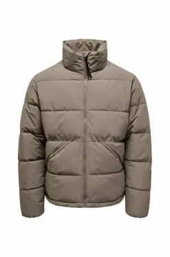ONLY & SONS Pufferjakke onsPack Life Puffer Otw Walnut Best