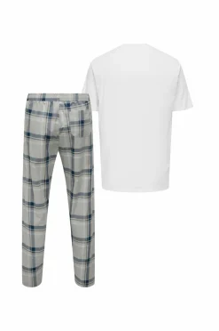 ONLY & SONS Nattøj & Homewear>Pyjamassæt onsBillie Pant Lounge Giftbox Pageant blue