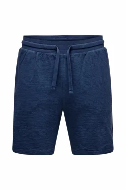 ONLY & SONS Shorts>Shorts Onskian Life Reg Seersucker Shorts Naval academy