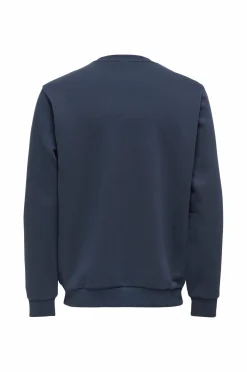 ONLY & SONS Sweatshirt onsCeres Life Crew Neck Blue nights Discount