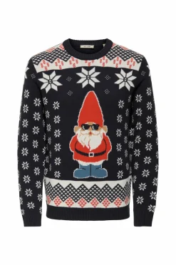 ONLY & SONS Trøje Onsx-max Reg Crew Knit Dark navy