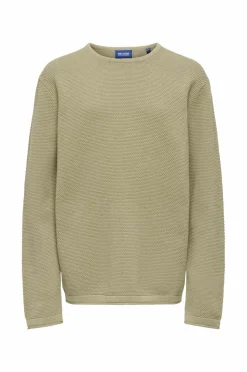 ONLY & SONS Trøjer & Cardigans>JUNIOR Pullover osjPanter Reg Crew Knit Chinchilla