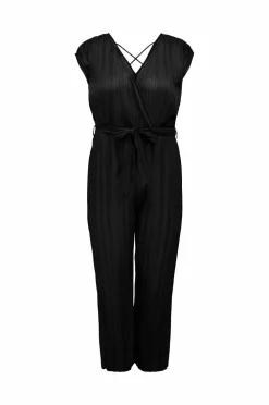 Only Carmakoma Jumpsuits & Buksedragter>Buksekjole carSafari Life S/L Jumpsuit Jrs Black