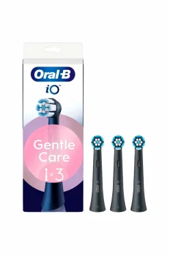 Oral B Børstehoved iO Gentle Care Black 3-pak No color New