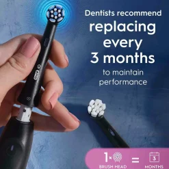 Oral B Børstehoved iO Gentle Care Black 3-pak No color New