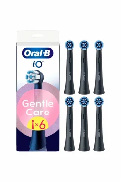 Oral B Tandpleje>Børstehoved iO Gentle Care Black 6-pak No color
