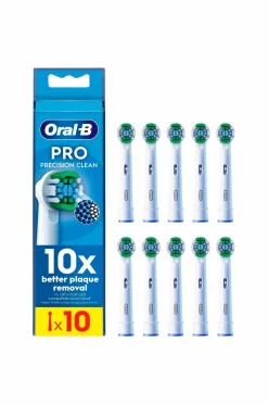 Oral B Børstehoveder Precision Clean 10-pak No color