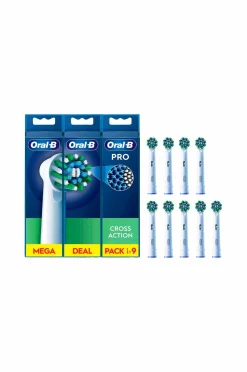 Oral B Børstehoveder Cross Action 9-pak No color New
