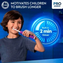 Oral B Elektrisk tandbørste Junior SUT Purple Hot