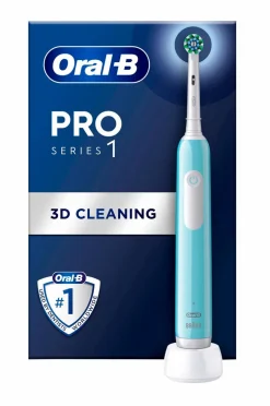 Oral B El-tandbørste Pro1 Turquoise + Ekstra Refill No color Outlet