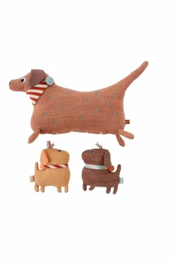 OYOY Living Design Dukker, Figurer & Tøjdyr>Hunsi hund med to hvalpe Coco & Max Multi