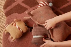 OYOY Living Design Dukker, Figurer & Tøjdyr>Hunsi hund med to hvalpe Coco & Max Multi