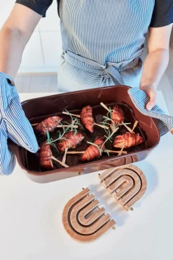 OYOY Living Design Køkkentekstiler>Køkkenhandske Striped Demin Blå