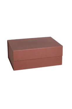 OYOY Living Design Børnemøbler|Småopbevaring>Opbevaringsboks - A5 Hako Mørk karamel