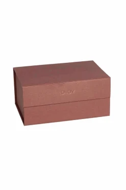 OYOY Living Design Børnemøbler|Småopbevaring>Opbevaringsboks - A5 Hako Mørk karamel