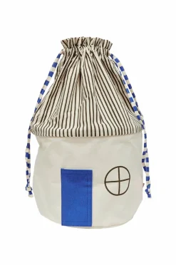 OYOY Living Design Opbevaringskurv Koya Optisk blå Clearance