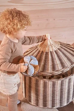 OYOY Living Design Opbevaringsboks til smykker Hako Optisk blå Best