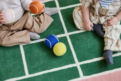 OYOY Living Design Babylegetøj|Musikinstrumenter>Rasle Tennisball Abrikos / Blå