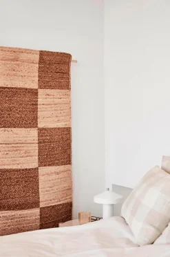 OYOY Living Design Jute- & Sisaltæpper>Væg- og gulvtæppe Chess Naturen