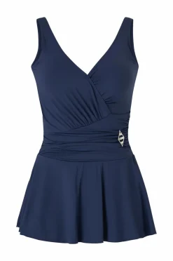 Panos Emporio Badedragter>Badedragt Venezia med skørt Navy