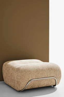 Pastill Puffer & Fodskamler>Archie puf Greige chenille