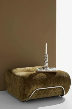 Pastill Archie puf Grøn fløjl Sale