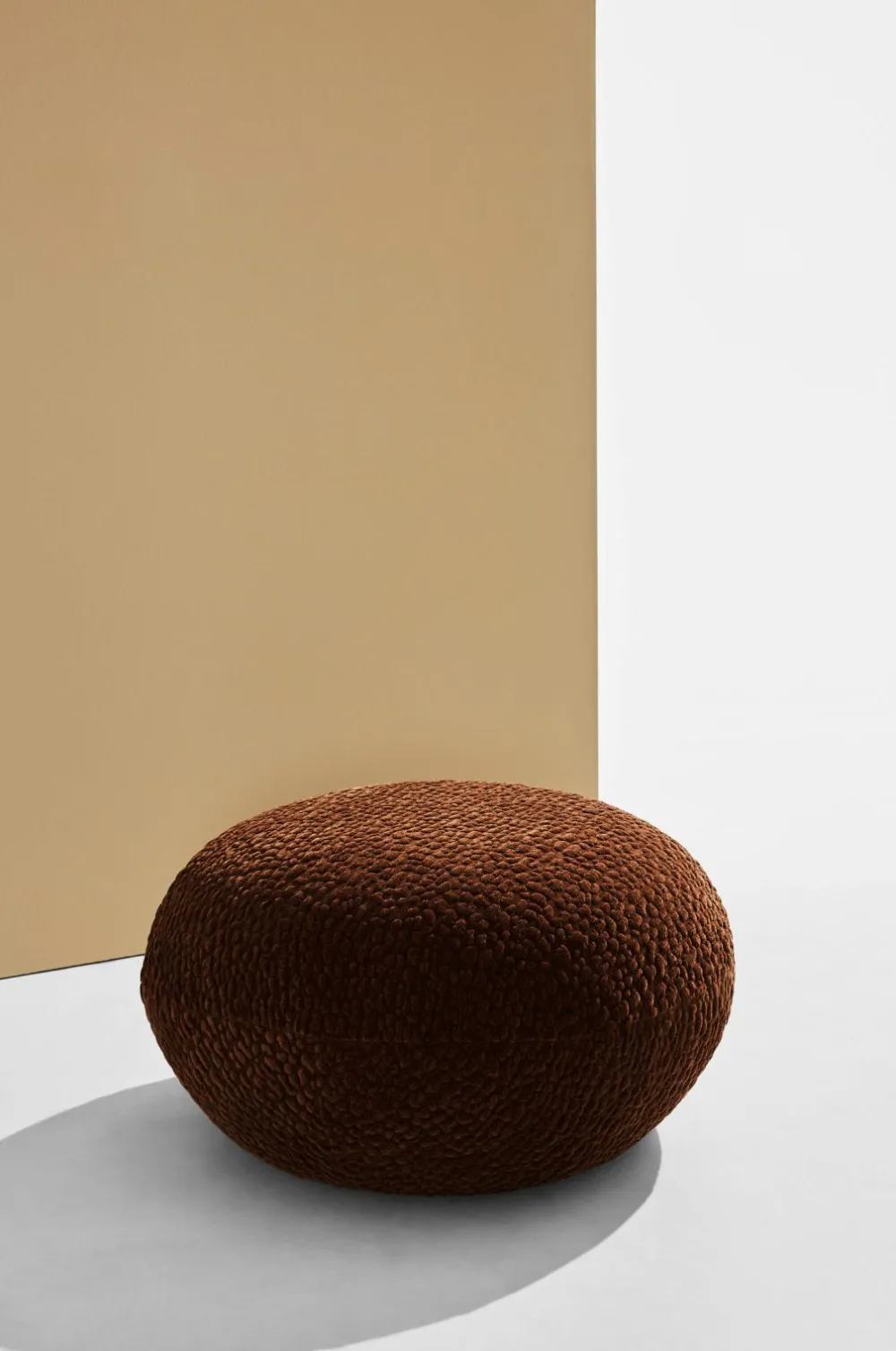 Pastill Puffer & Fodskamler>Bloom puff ø 72 cm Brune