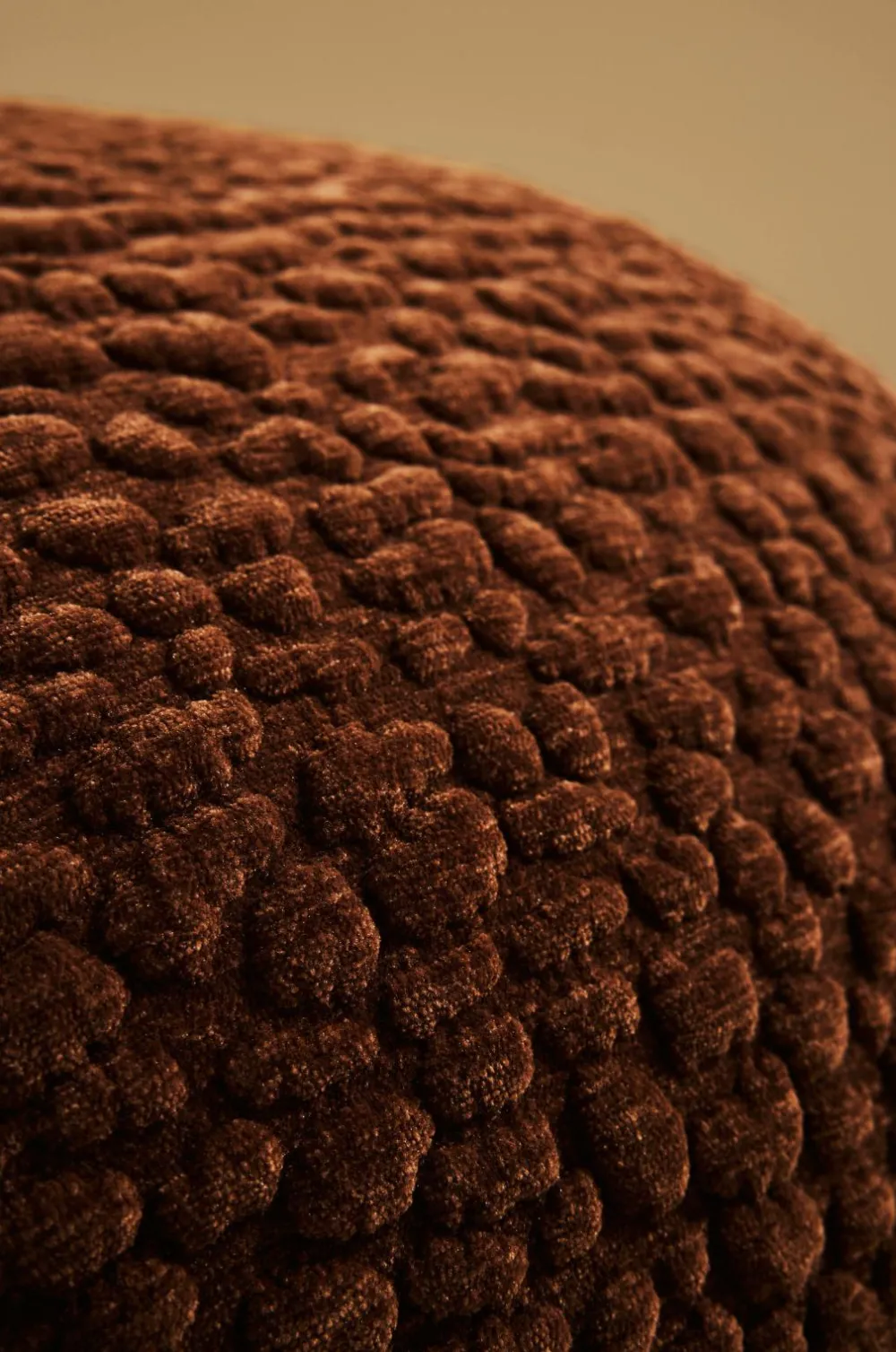 Pastill Puffer & Fodskamler>Bloom puff ø 72 cm Brune