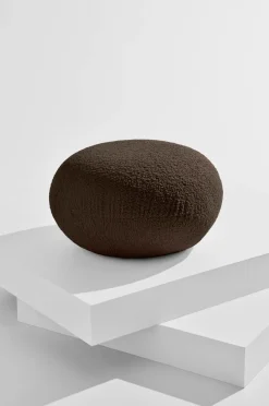 Pastill Puffer & Fodskamler>Bloom puff ø 72 cm Chokoladebrun