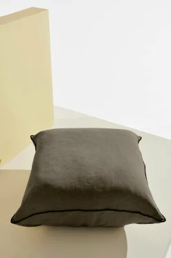 Pastill Gia puf i hør Varm pæregrå Clearance