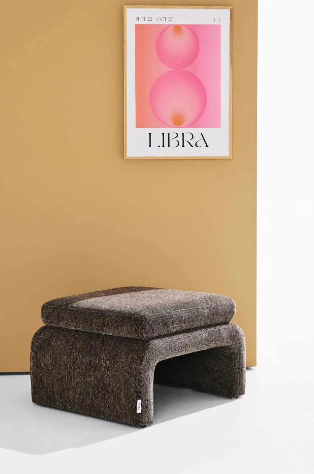 Pastill Puffer & Fodskamler>Mika puf Brun-grå