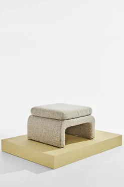 Pastill Mika puf bouclé Greige New