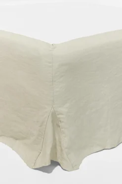 Pastill Viola sengekappe i fransk hør højde 60 cm Gråpære Clearance