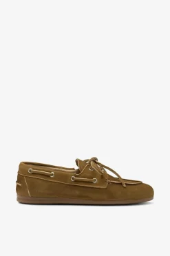 Pavement Loafers>Mokkasin Marin Taupe suede 174