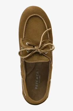 Pavement Loafers>Mokkasin Marin Taupe suede 174