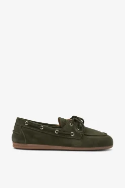 Pavement Mokkasin Marin Dark Green Suede 787 Clearance