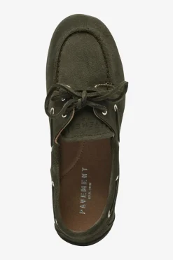 Pavement Mokkasin Marin Dark Green Suede 787 Clearance