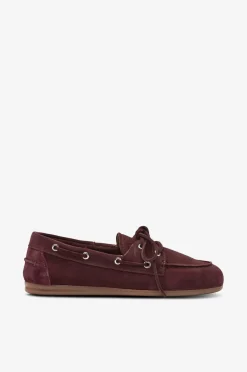 Pavement Loafers>Mokkasin Marin Bordeaux suede 309