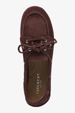 Pavement Loafers>Mokkasin Marin Bordeaux suede 309