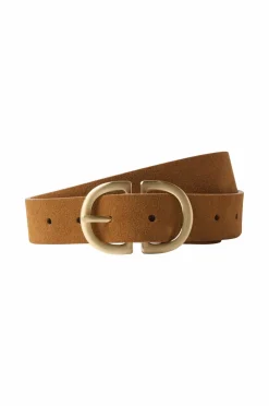 pieces Bælter>Bælte pcJuva Suede Jeans Belt Cognac
