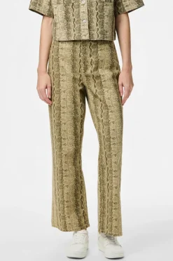 pieces Jeans pcSalume MW Cropped Sandshell Sale