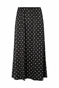 pieces Nederdele>Nederdel pcjYtta HW Ankle Satin Wvn D2 Black