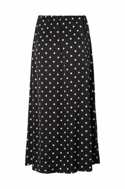 pieces Nederdele>Nederdel pcjYtta HW Ankle Satin Wvn D2 Black