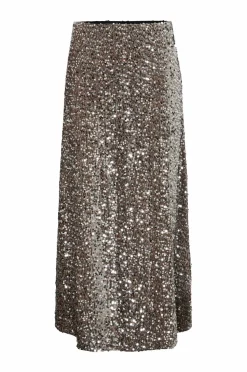 pieces Pailletnederdel pcKam MW Morel Outlet