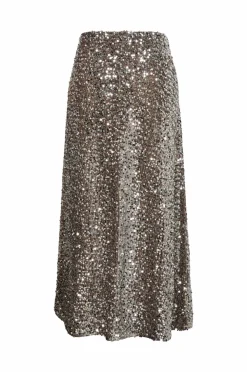 pieces Pailletnederdel pcKam MW Morel Outlet