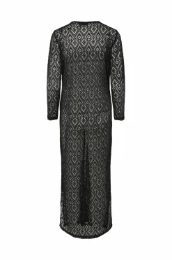 pieces Strandkjole pcVita 7/8 Lace Ankle Kimono Black Online