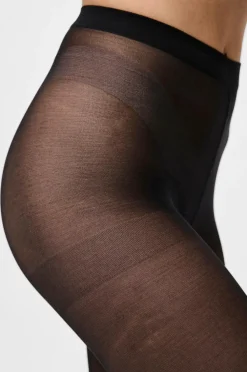 pieces Strømpebukser pcNew Nikoline 20 Den Tights 2-pak Black New